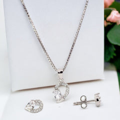 Silver Pendant Set - V One Jewellery