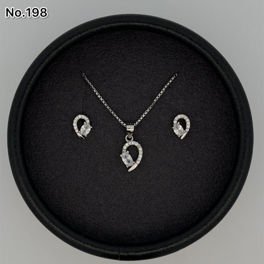 Silver Pendant Set - V One Jewellery