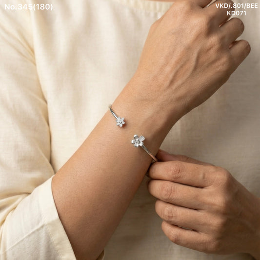 Oraya silver kada for women