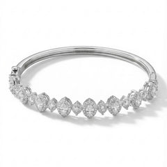 Royal whisper silver kada for women