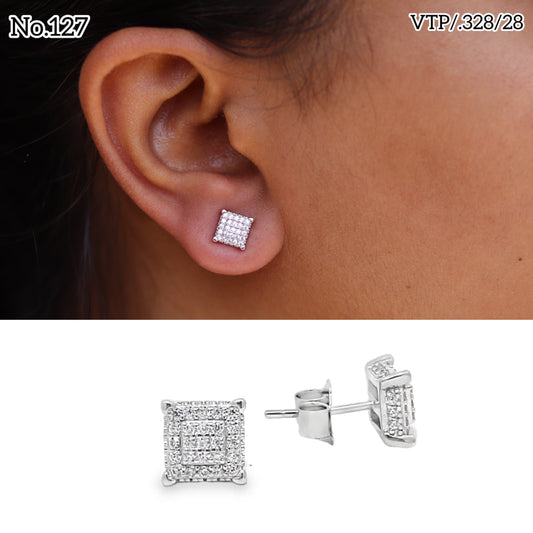 Silver Earrings for Women by V One Jewellery