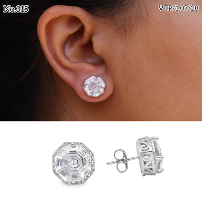 Silver Earrings for Women by V One Jewellery