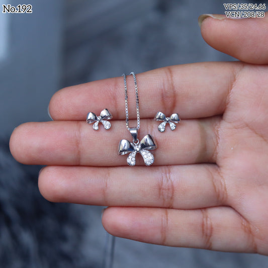 Silver Pendant Set - V One Jewellery