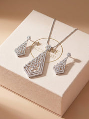 Vamika silver pendant set for women