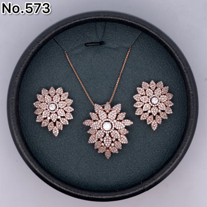 Silver Pendant Set - V One Jewellery