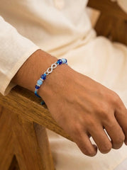 Infinity silver Rakhi