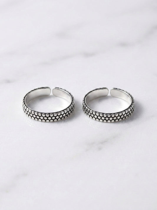 Antique muse silver toerings for women