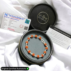 Silver Rudraksha Bracelet