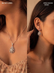 Sanya silver pendant set for women