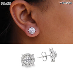 Silver Earrings for Women by V One Jewellery