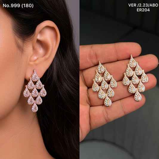 Queen’s gleam silver earrings