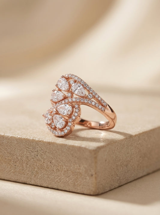 Silver delight ring for women