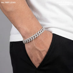 Vajra men’s silver bracelet