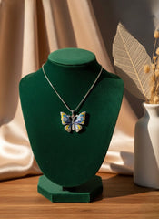 Luna Butterfly silver chain Pendant