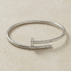 Silver meadow kada for women