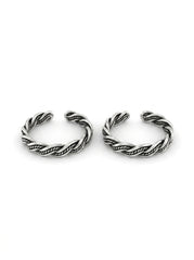 Dream loop silver toerings for women