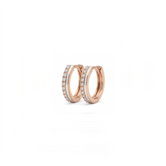 Crystal drift silver Bali for women