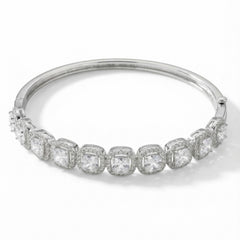 Royal glow silver kada for women