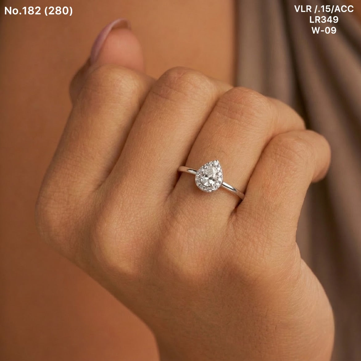 Lumira shine silver ring for women
