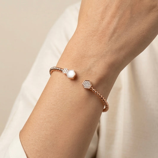 Nova silver kada for women