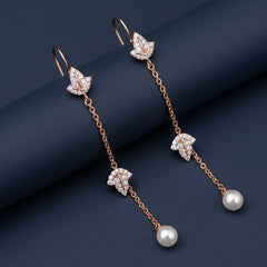 Elite glow silver earrings