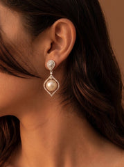 Celestial Pearl silver pendant set for women
