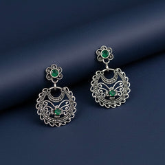 Meadow shine silver earrings