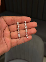Glowra silver earrings