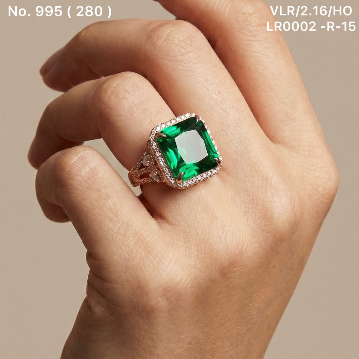 Jade spark silver ring for women