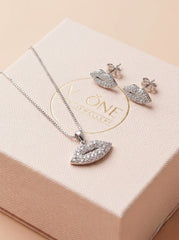 Rushika silver pendant set for women