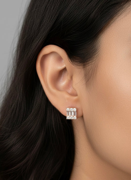 Glow bite silver studs