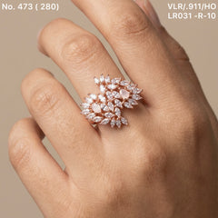 Silver harmony ring for women