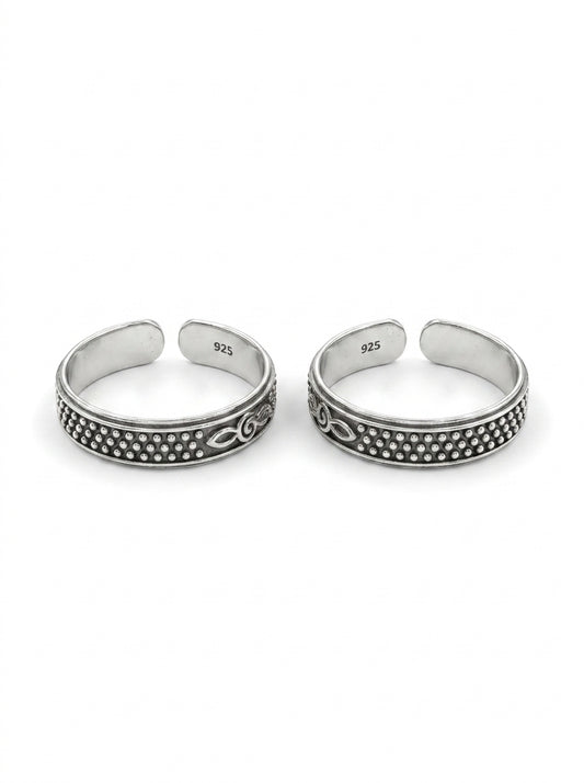 Oxira silver toerings for women