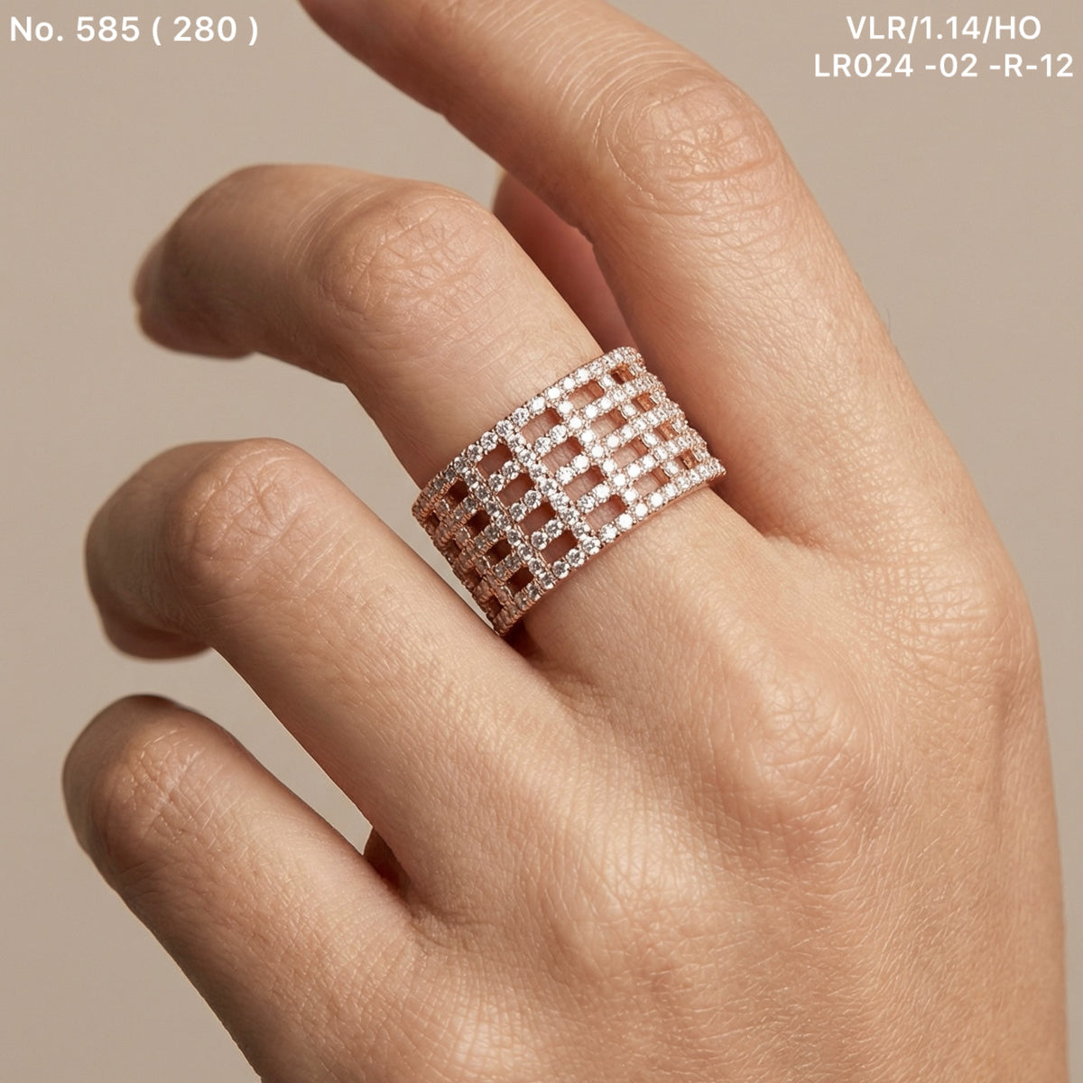 Silver spark crown ring for women