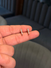 Kora shine silver stud