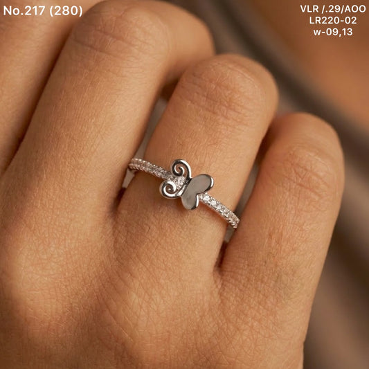 Eternal glow silver ring for women