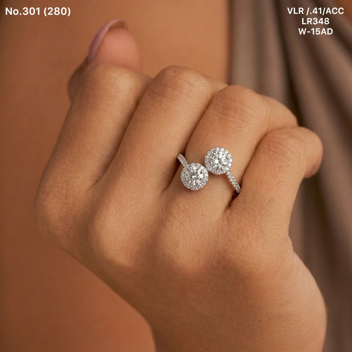 Elena silver ring for women