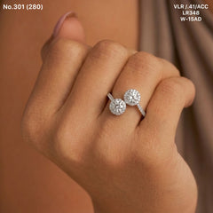 Elena silver ring for women