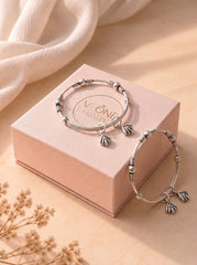 Baby swing charms silver kada