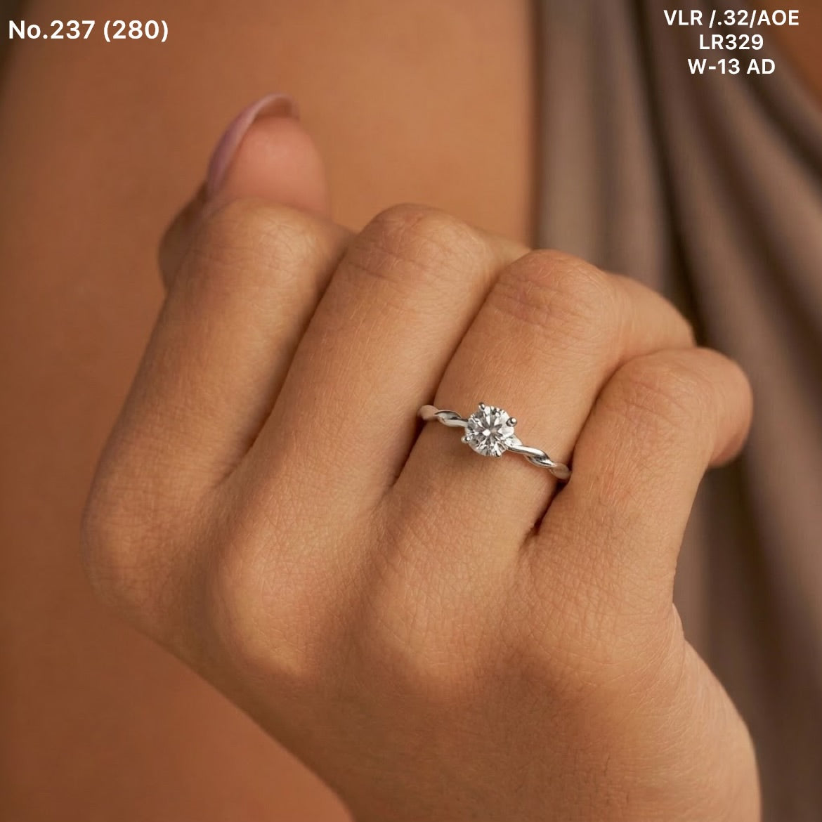Purvi silver ring for women