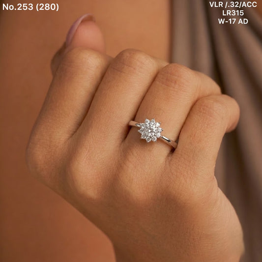 Sunshine silver ring for women