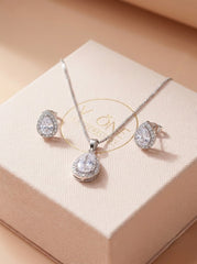 Myra Silver Pendant set for women