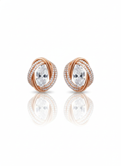 Crown jewel silver stud