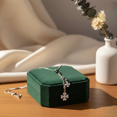 Charmed petals silver chain pendant