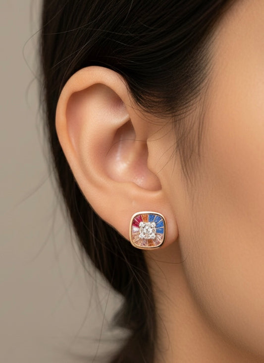 Suhana silver stud