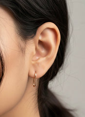 Alina gleam silver stud