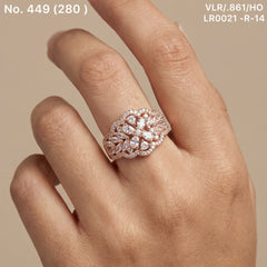 Celestial spark silver rings for women