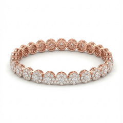 Celestia shine silver kada for women
