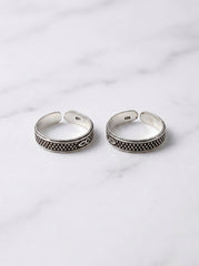Oxira silver toerings for women