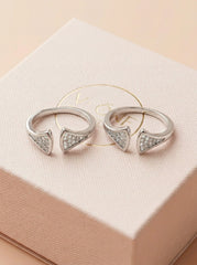 Shine loop silver toerings